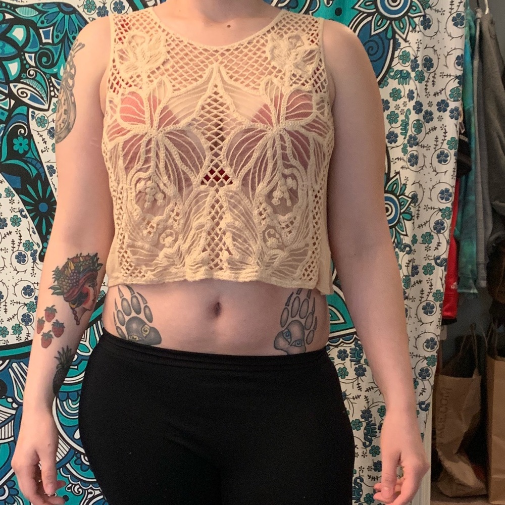 Sexy Lace Crop Top